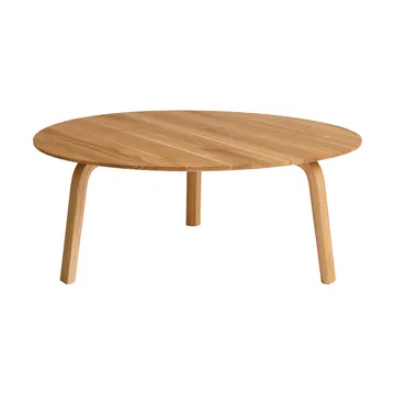 Bella coffee table - Oiled oak, Ø80x32 cm - HAY
