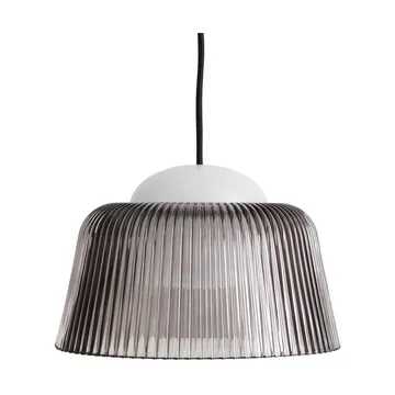 Brim Bottle pendant lamp Ø24,5 cm - Grey glass - HAY