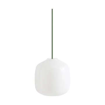 Buoy pendant lamp Ø20 cm - Opal glass-garden green - HAY