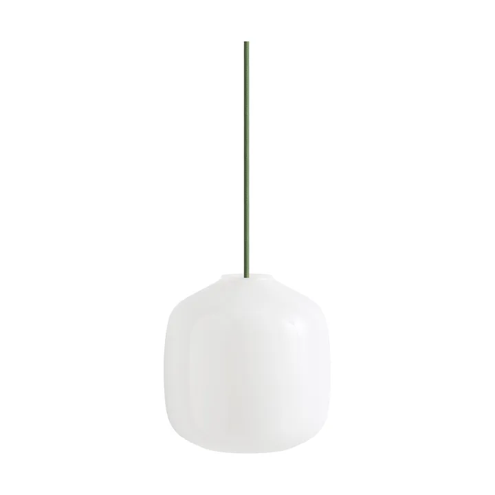 Buoy pendant lamp Ø20 cm - Opal glass-garden green - HAY