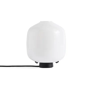 Buoy table lamp Ø20 cm - Opal glass-soft black - HAY