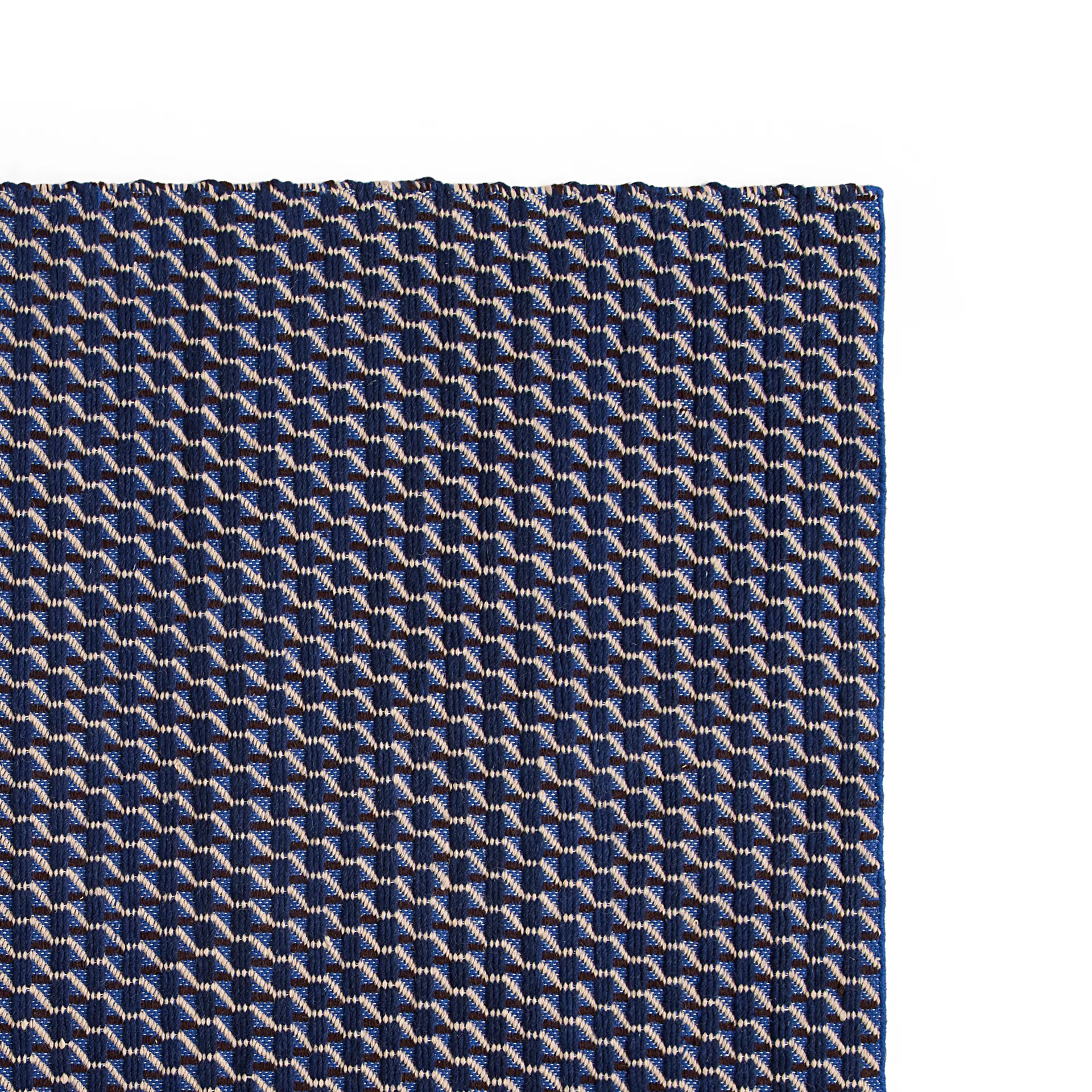 Channel rug, Blue-white 170x240 cm HAY