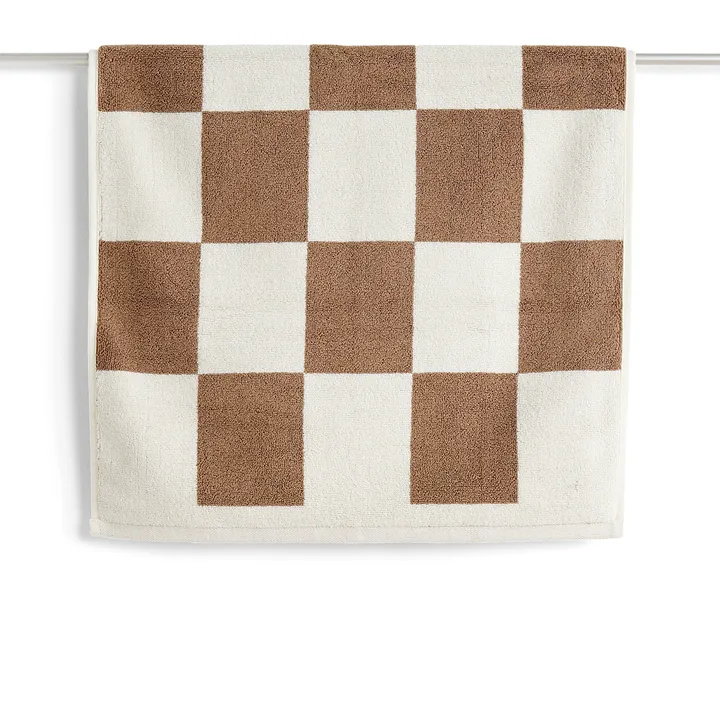 Check bathroom rug 50x90 cm - Cappuccino - HAY