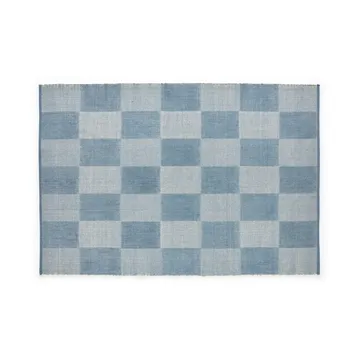 Check rug S - Light blue 140x200 cm - HAY