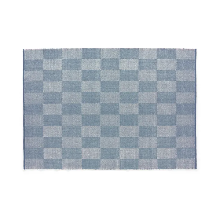 Check rug S - Light blue 170x240 cm - HAY
