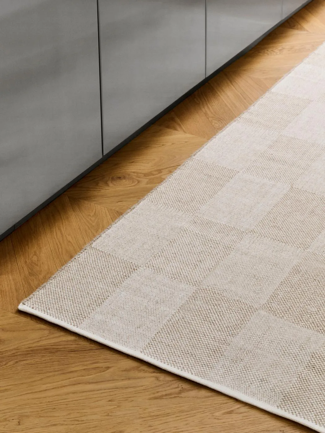 Check rug, Sand, 170x240 cm HAY