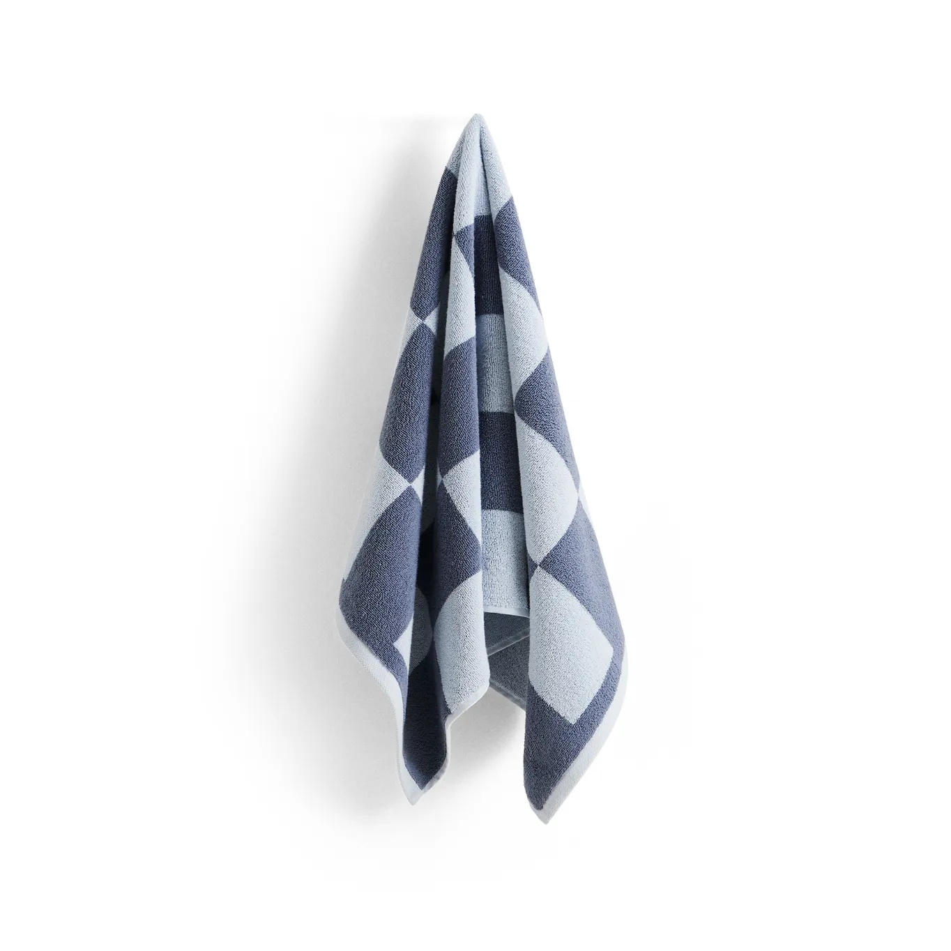 Check towel 50x90 cm, Steel blue HAY
