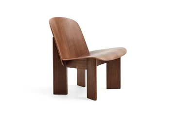 Chisel lounge chair - Lacquered walnut - HAY