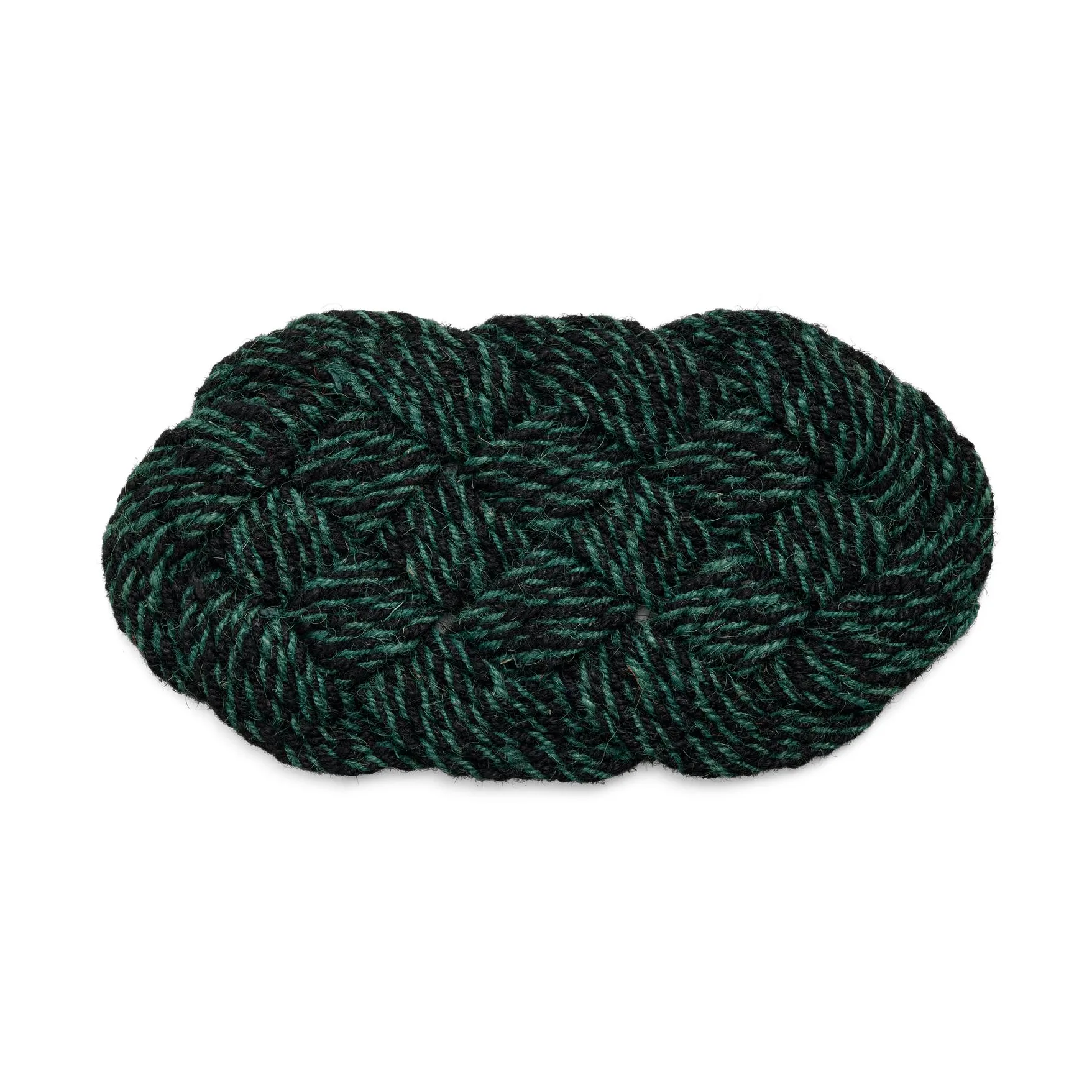 Coco doormat 40x80 cm, Swirl black HAY