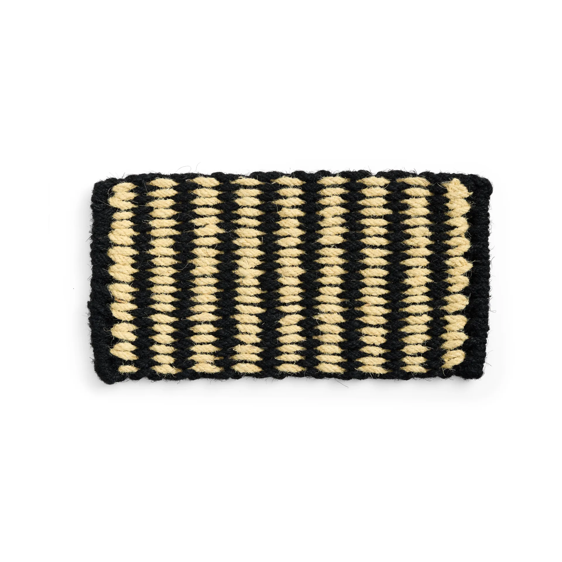 Coco Stripe Wide doormat, Black-white HAY