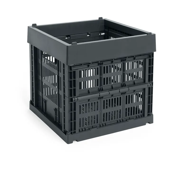Colour Crate Cube 29.5x29.5 cm - Charcoal - HAY