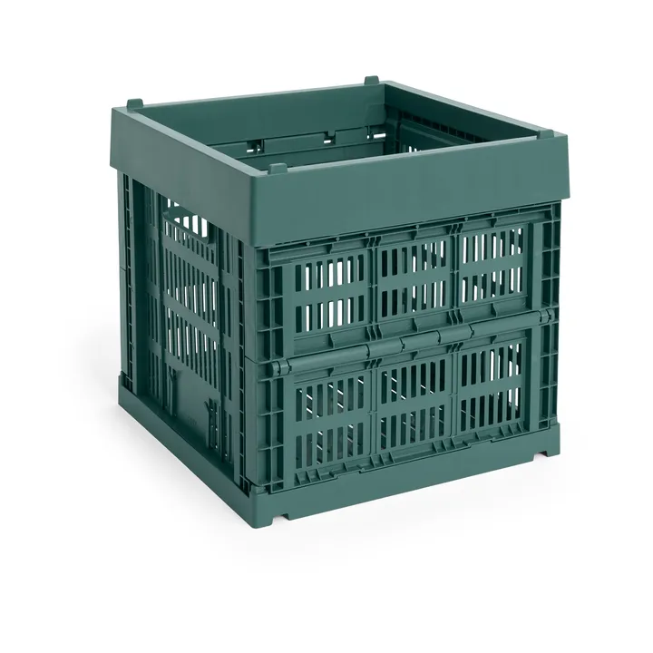 Colour Crate Cube 29.5x29.5 cm - Dark green - HAY