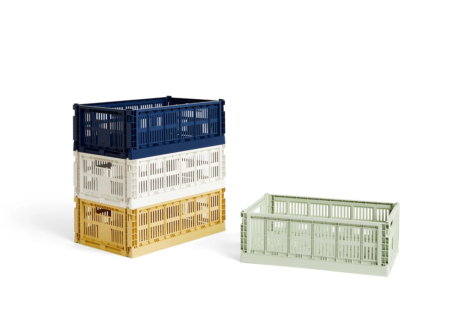 Colour Crate L 34.5x53 cm, Off-white HAY