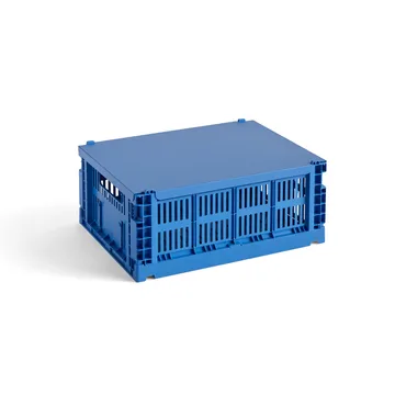 Colour Crate lid medium - Electric blue - HAY