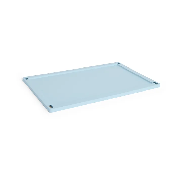 Colour Crate lock plastic large - Soft blue - HAY