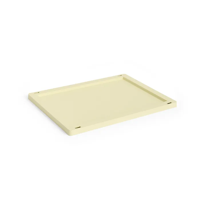Colour Crate lock plastic medium - Light yellow - HAY