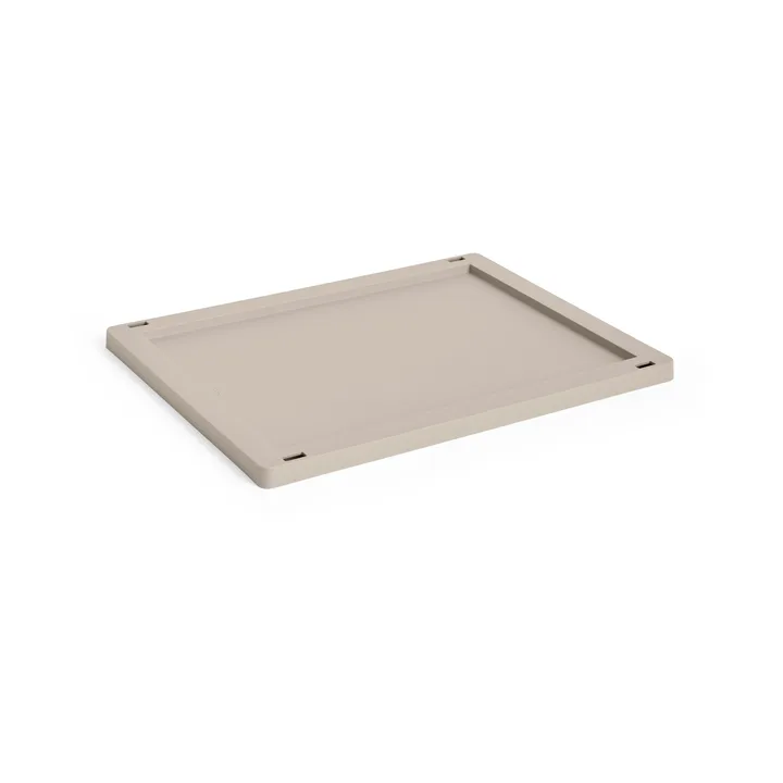 Colour Crate lock plastic medium - Warm grey - HAY