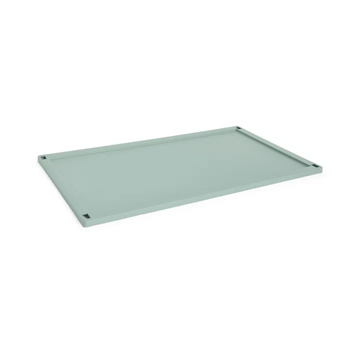 Colour Crate lock plastic x-large - Sage green - HAY