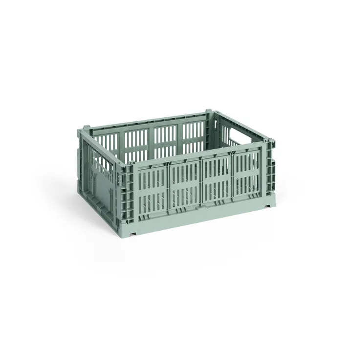 Colour Crate M 26.5x34.5 cm - Sage green - HAY
