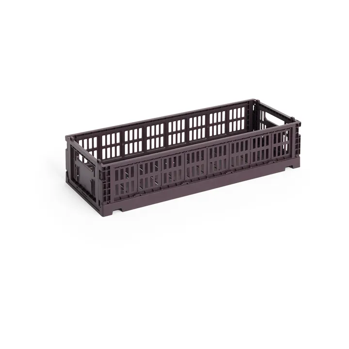 Colour Crate Mini Oblong 13x34.5 cm - Bordeaux - HAY