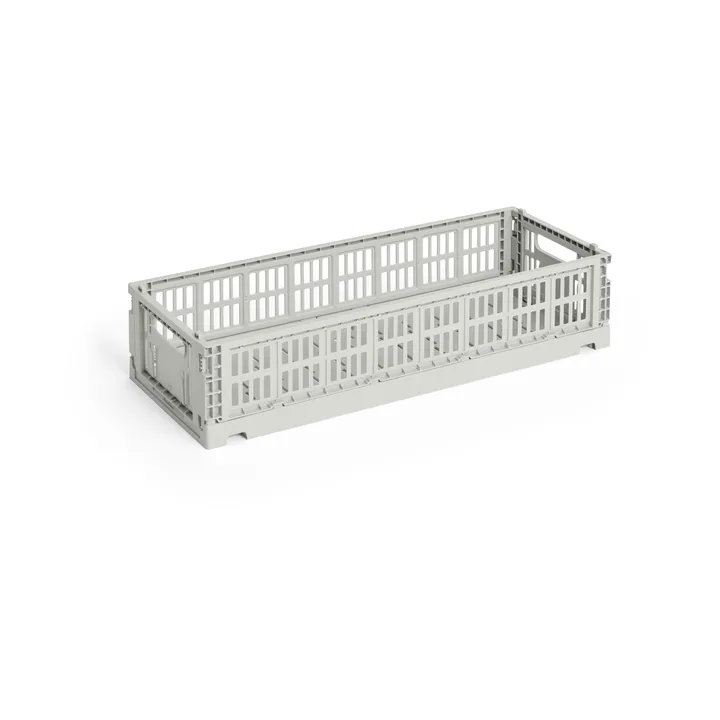 Colour Crate Mini Oblong 13x34.5 cm - Grey - HAY