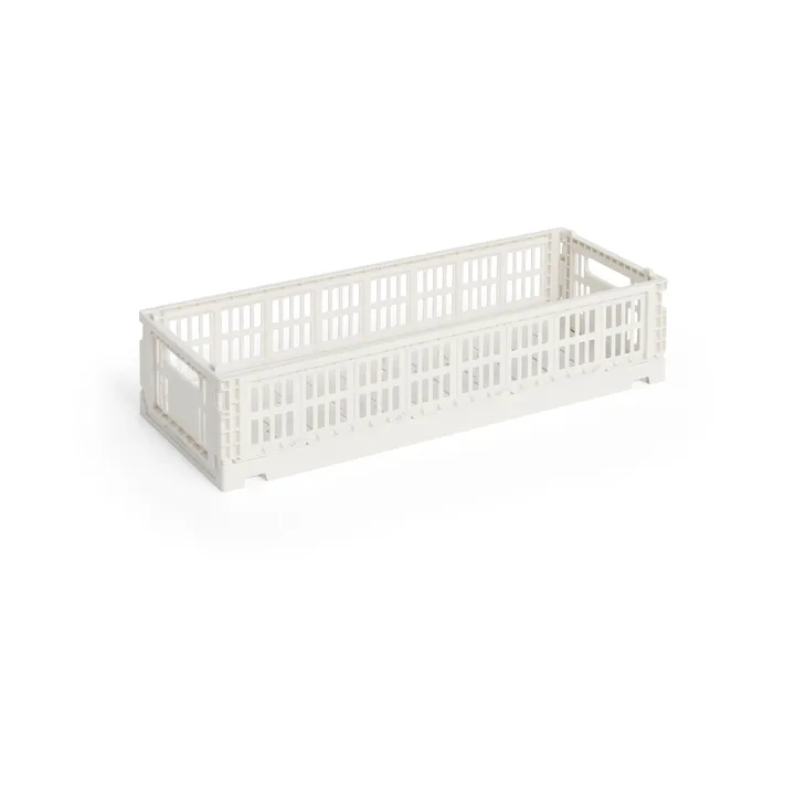 Colour Crate Mini Oblong 13x34.5 cm - Off white - HAY