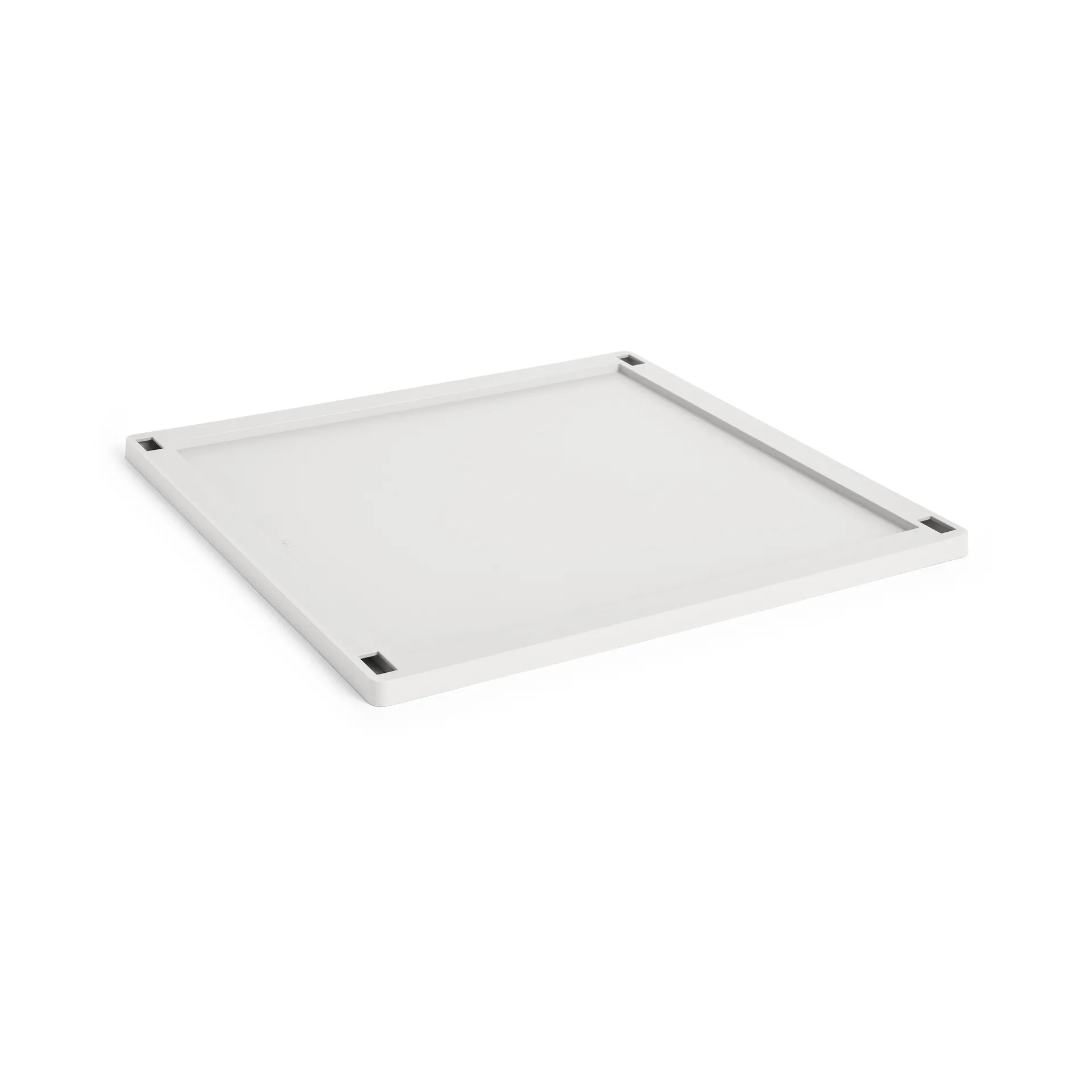 Colour Crate Square lock plastic large, Off white HAY