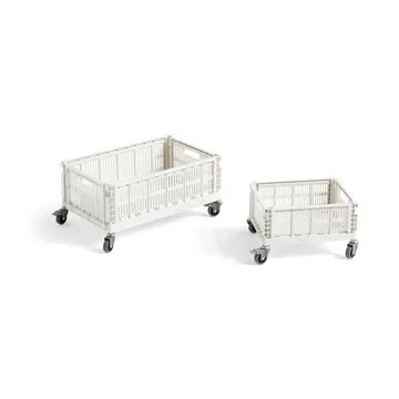 Colour Crate wheels 4-pack - Large - HAY
