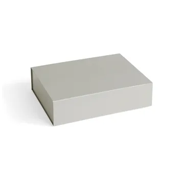 Colour Storage S box with lid 25,5x33 cm - Grey - HAY