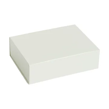 Colour Storage XS box with lid 16,5x22,5 cm - Chalk white - HAY