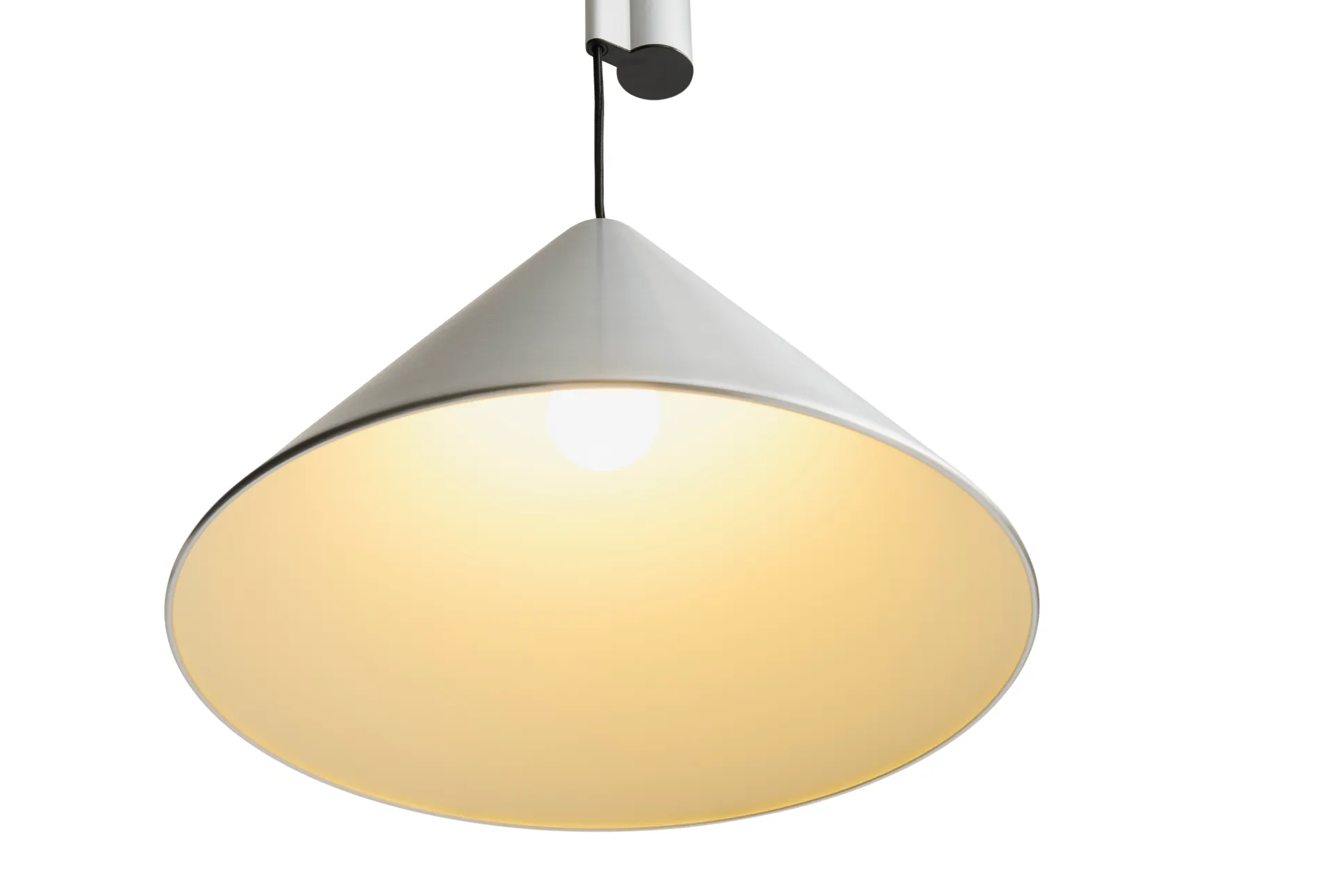 Compass Adjustable pendant 43 cm, Brushed aluminium HAY
