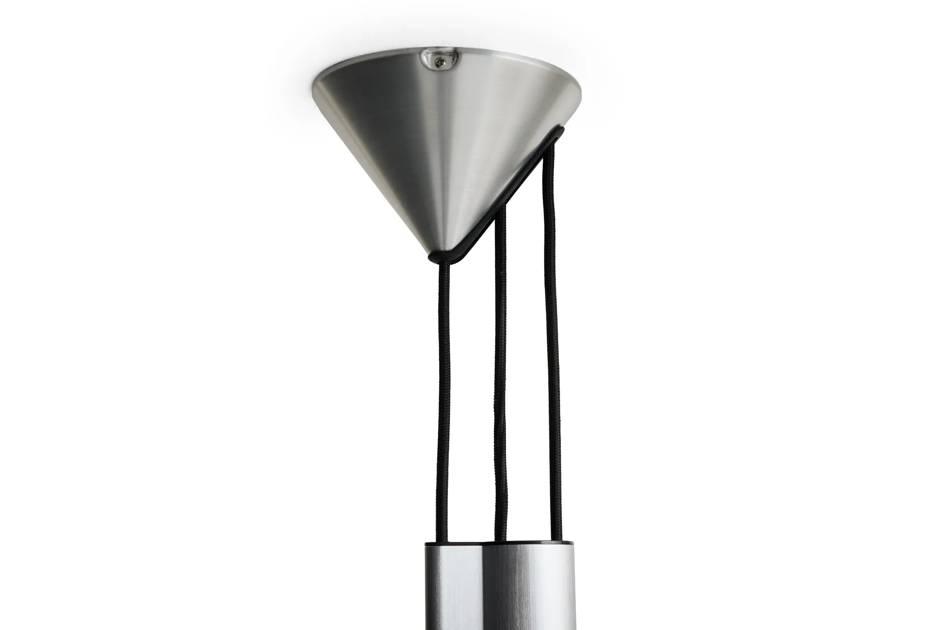 Compass Adjustable pendant 43 cm, Brushed aluminium HAY