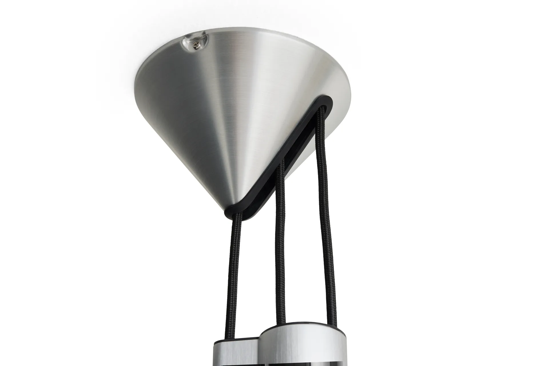Compass Adjustable pendant 43 cm, Brushed aluminium HAY