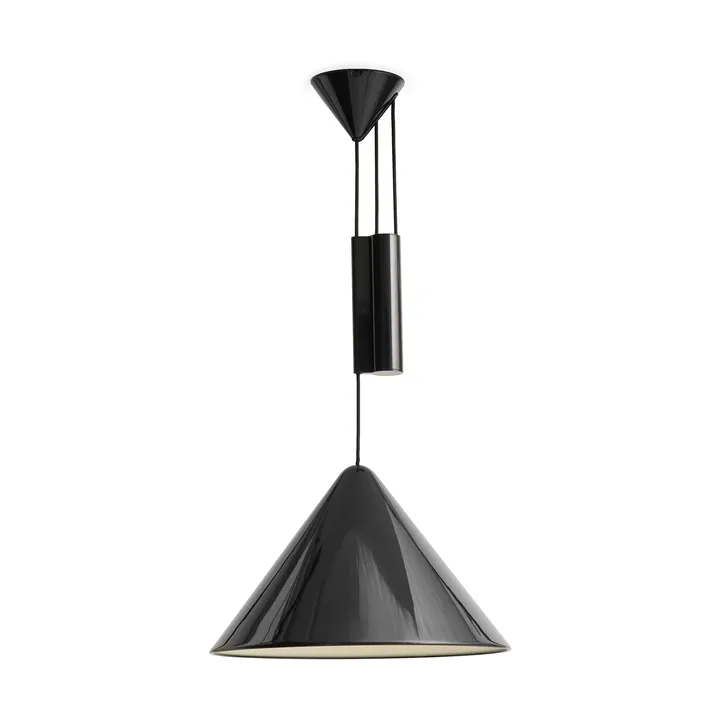 Compass Adjustable pendant 43 cm - Soft black - HAY