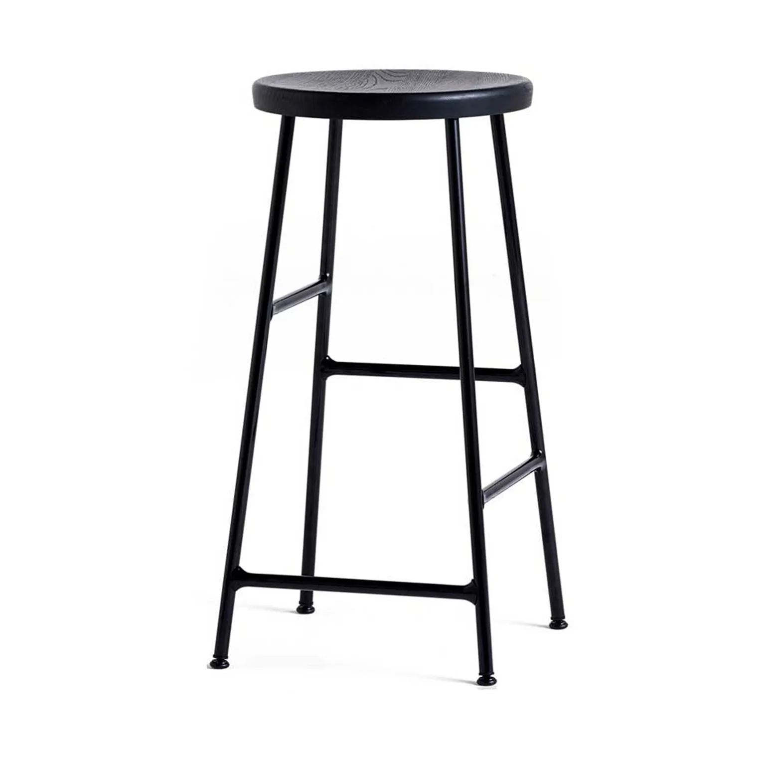Cornet bar stool 65 cm, Soft black oak-soft black HAY