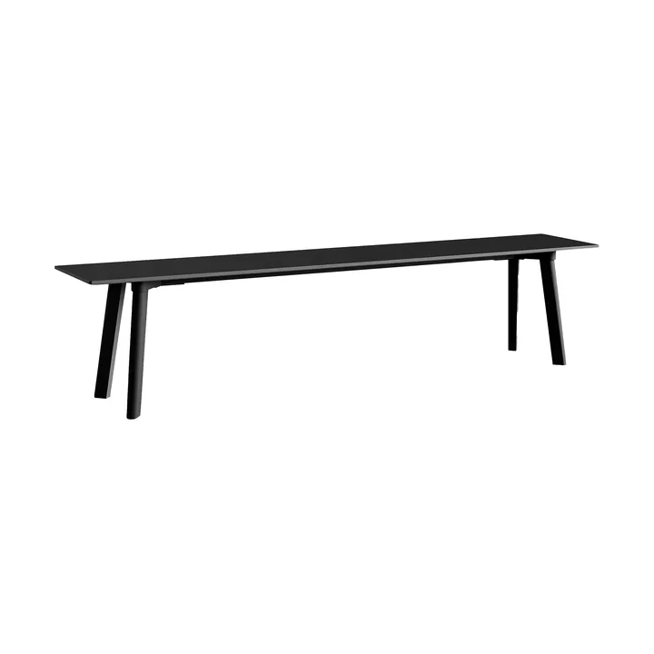 CPH215 Deux 2.0 bench 200 cm - Black laminate-lacquered beech - HAY