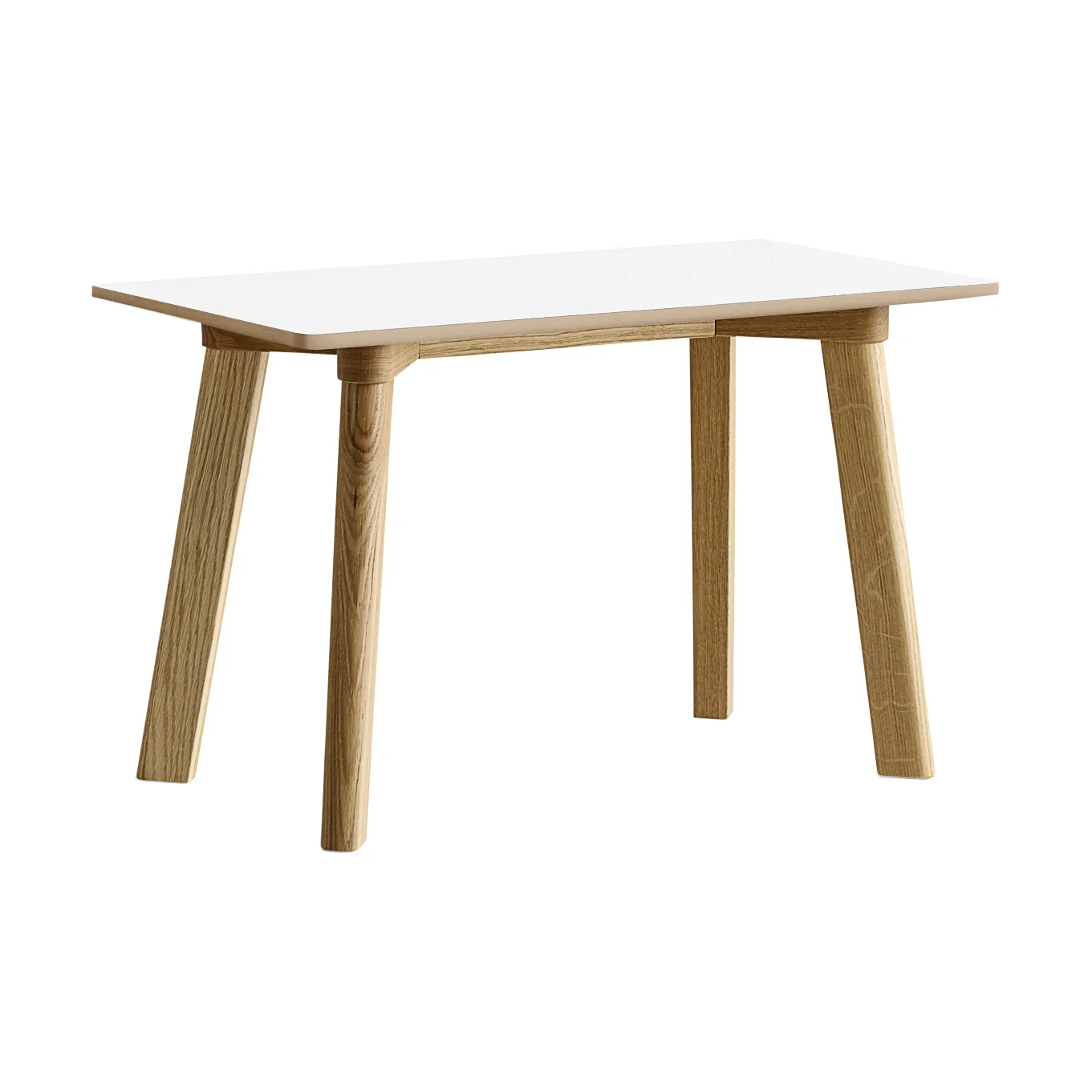 CPH215 Deux 2.0 bench 75 cm, Pearl white-lacquered oak HAY