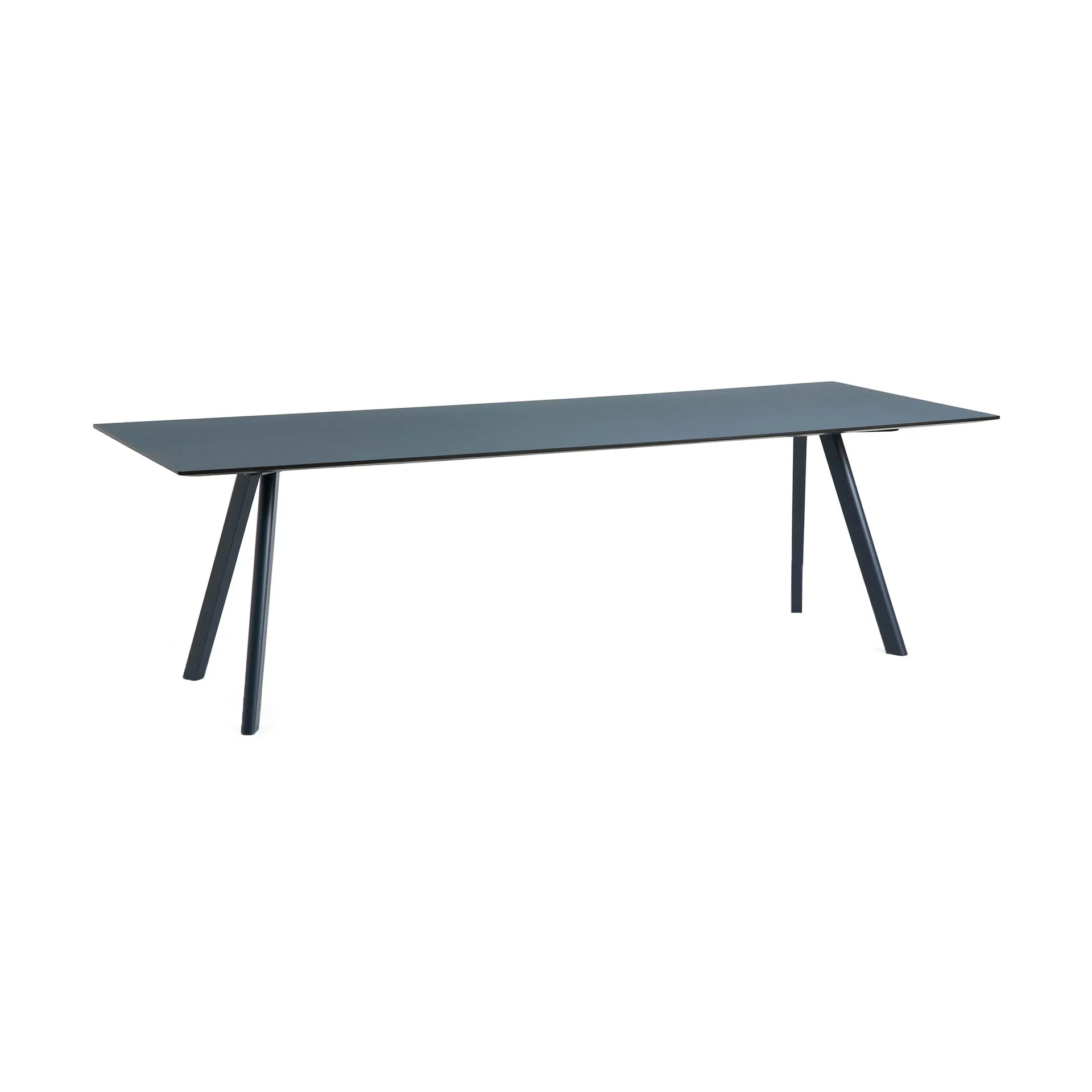 CPH30 2.0 dining table 90x250 cm, Smokey blue linoleum-Deep blue HAY