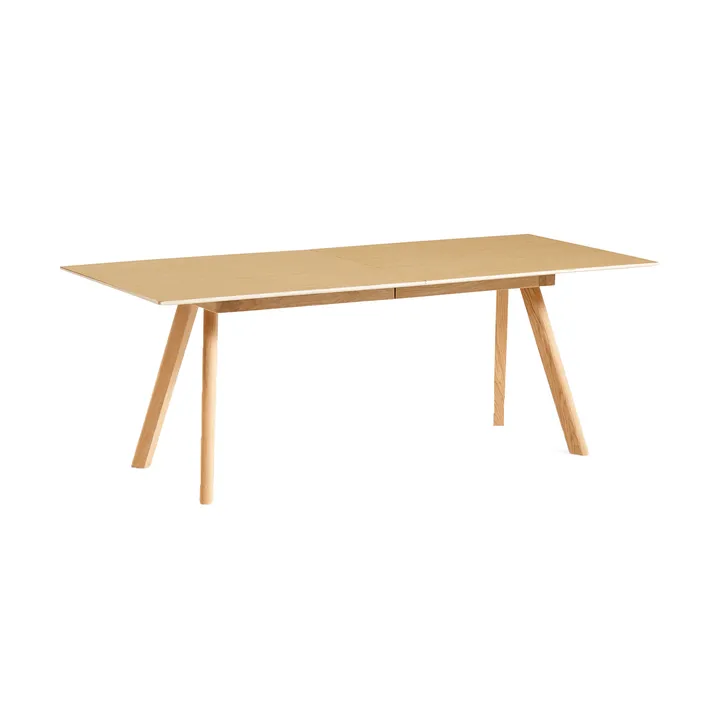 CPH30 2.0 Extendable dining table 90x200 cm - Lacquered oak-oak veneer - HAY