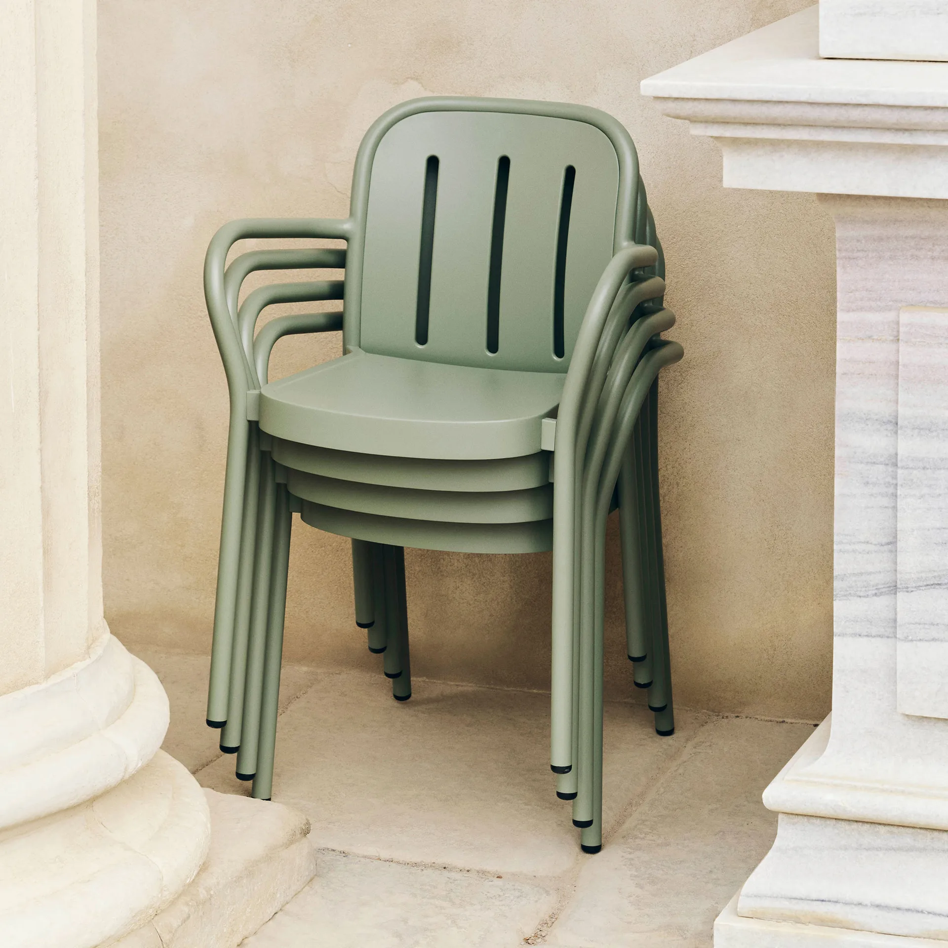 Deville armchair, Thyme green HAY