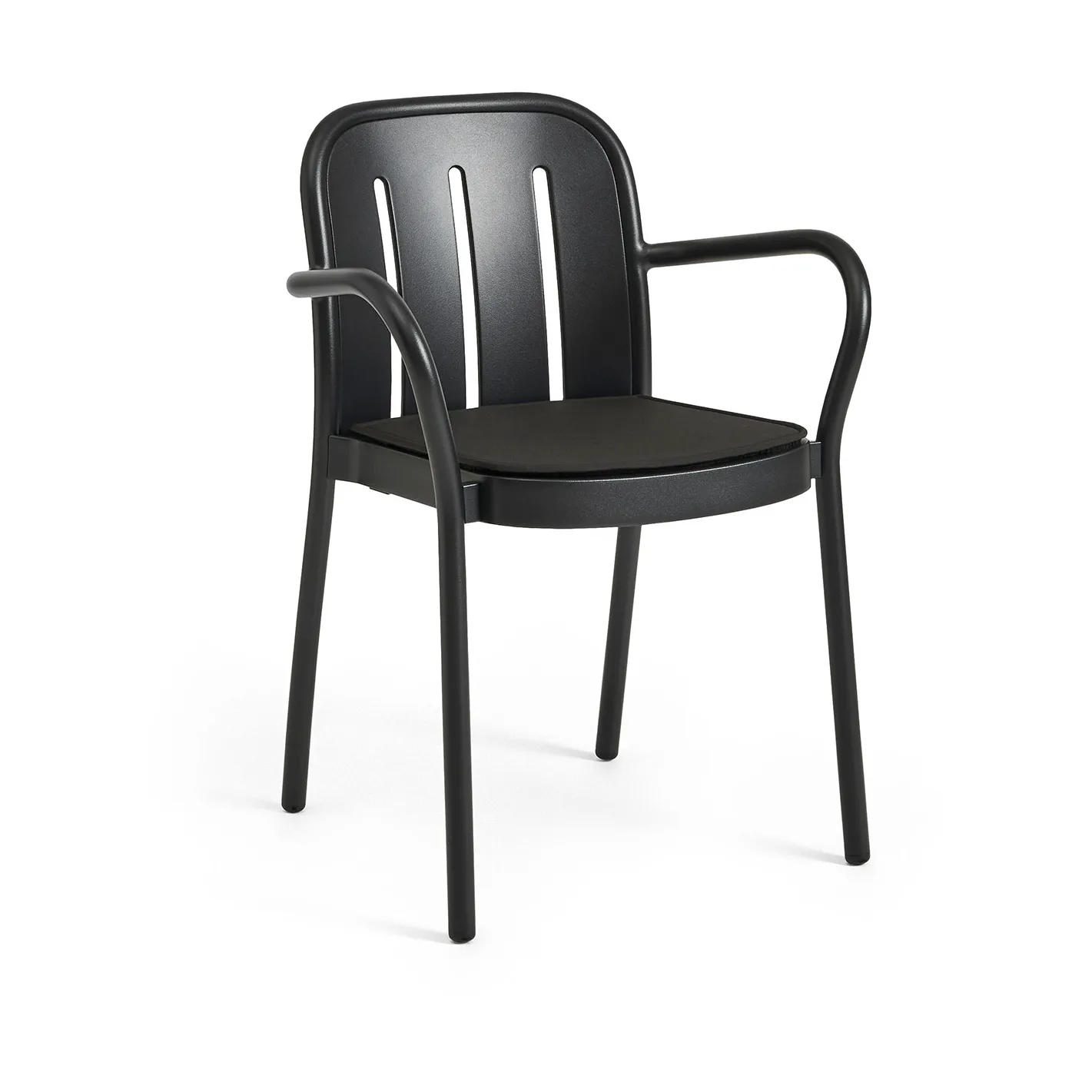 Deville seat cushion, Black, 42x39,8 cm HAY