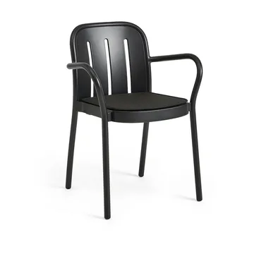 Deville seat cushion - Black, 42x39,8 cm - HAY