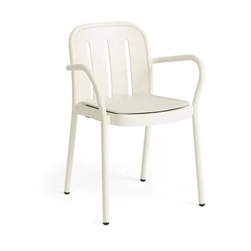 Deville seat cushion - Cream white, 42x39,8 cm - HAY