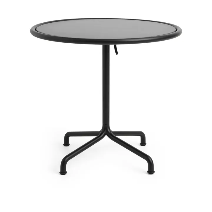 Deville table - Anthracite, Ø80x74 cm - HAY