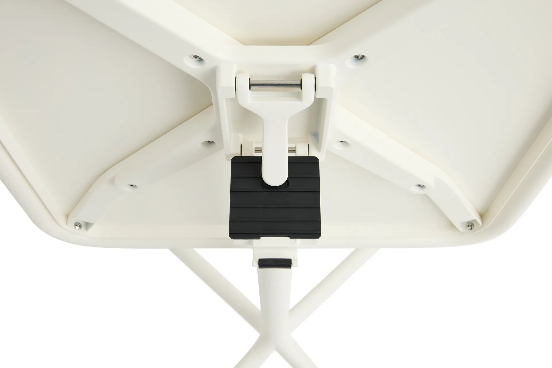 Deville table, Cream white, 55x55x74 cm HAY