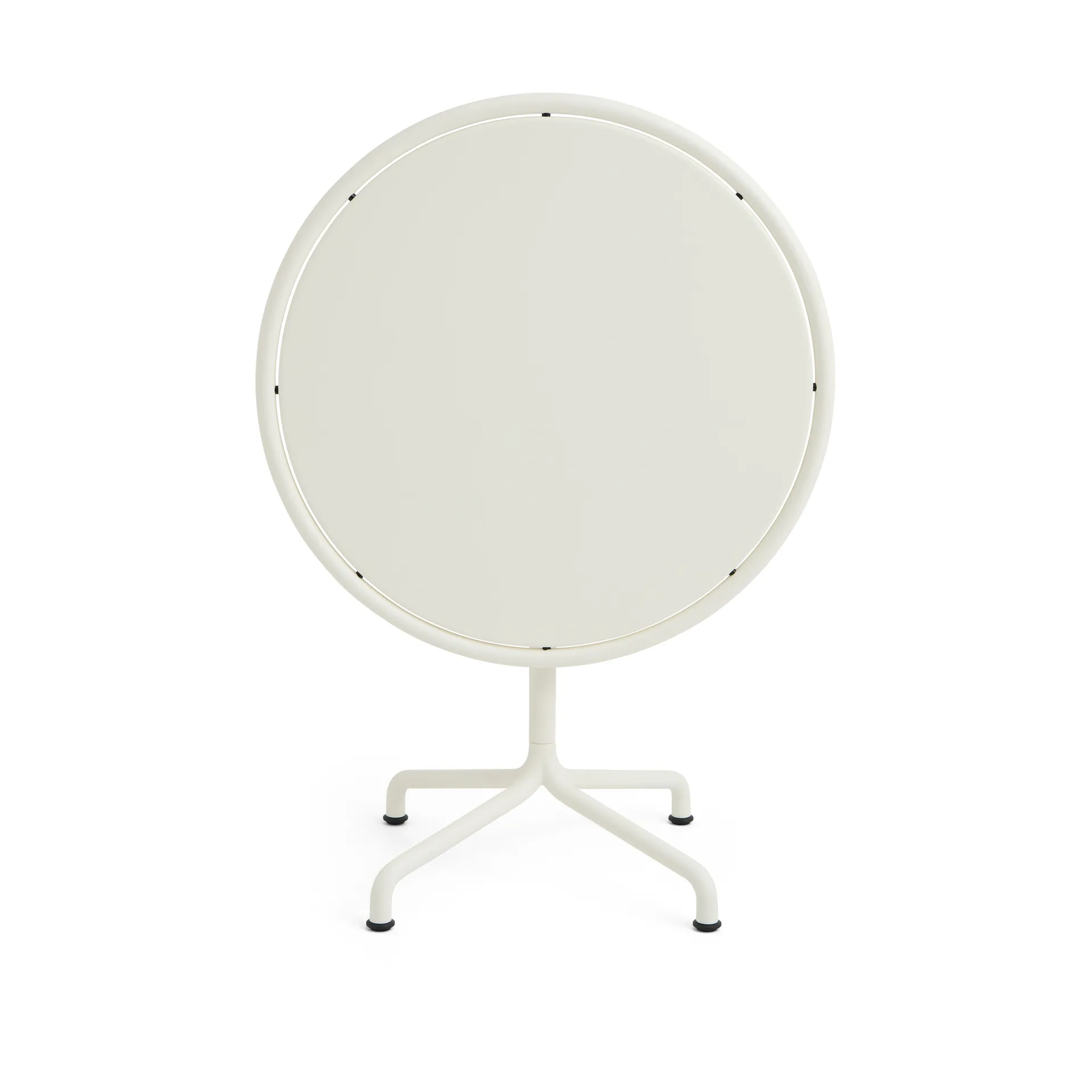 Deville table, Cream white, Ø80x74 cm HAY