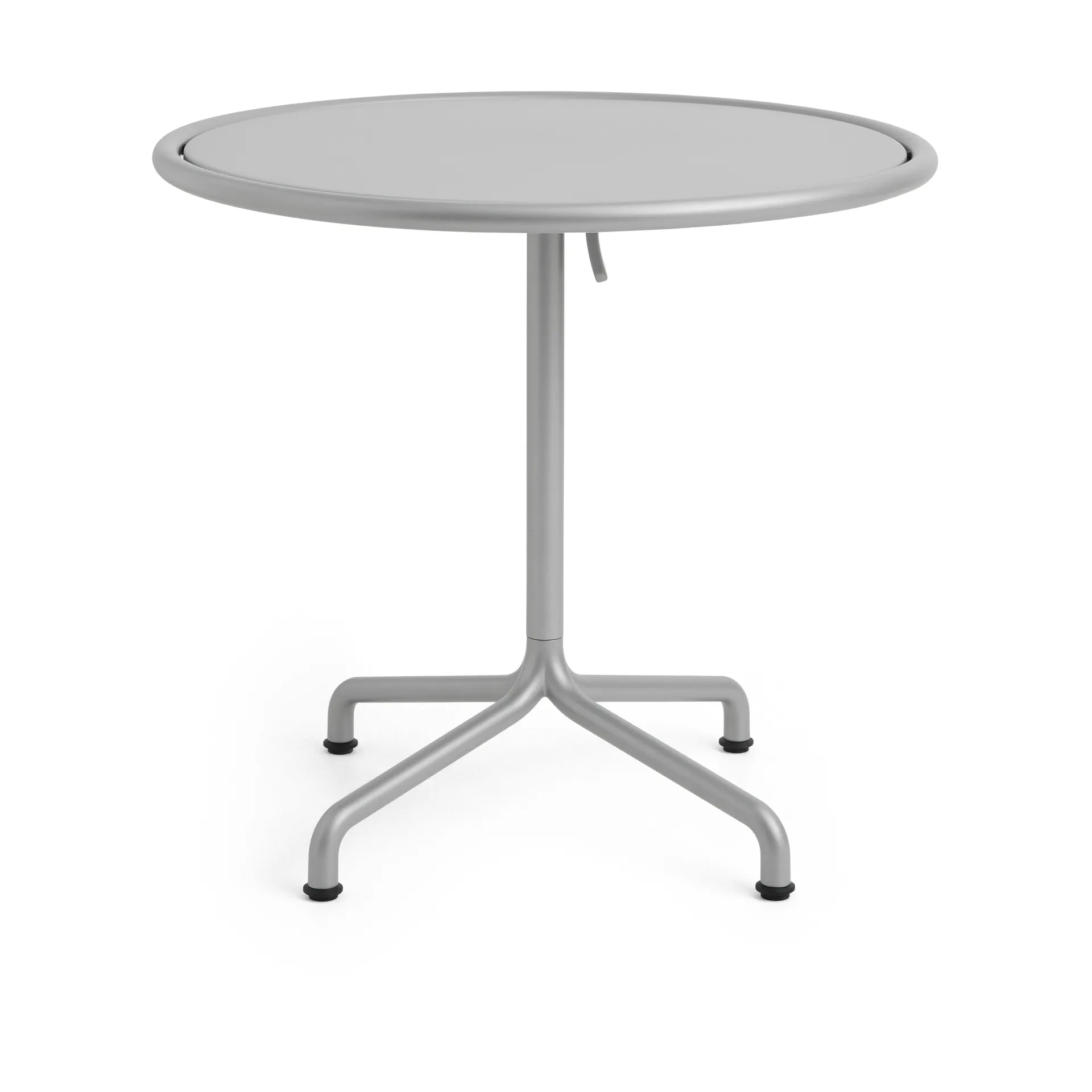 Deville table, Silver grey, Ø80x74 cm HAY