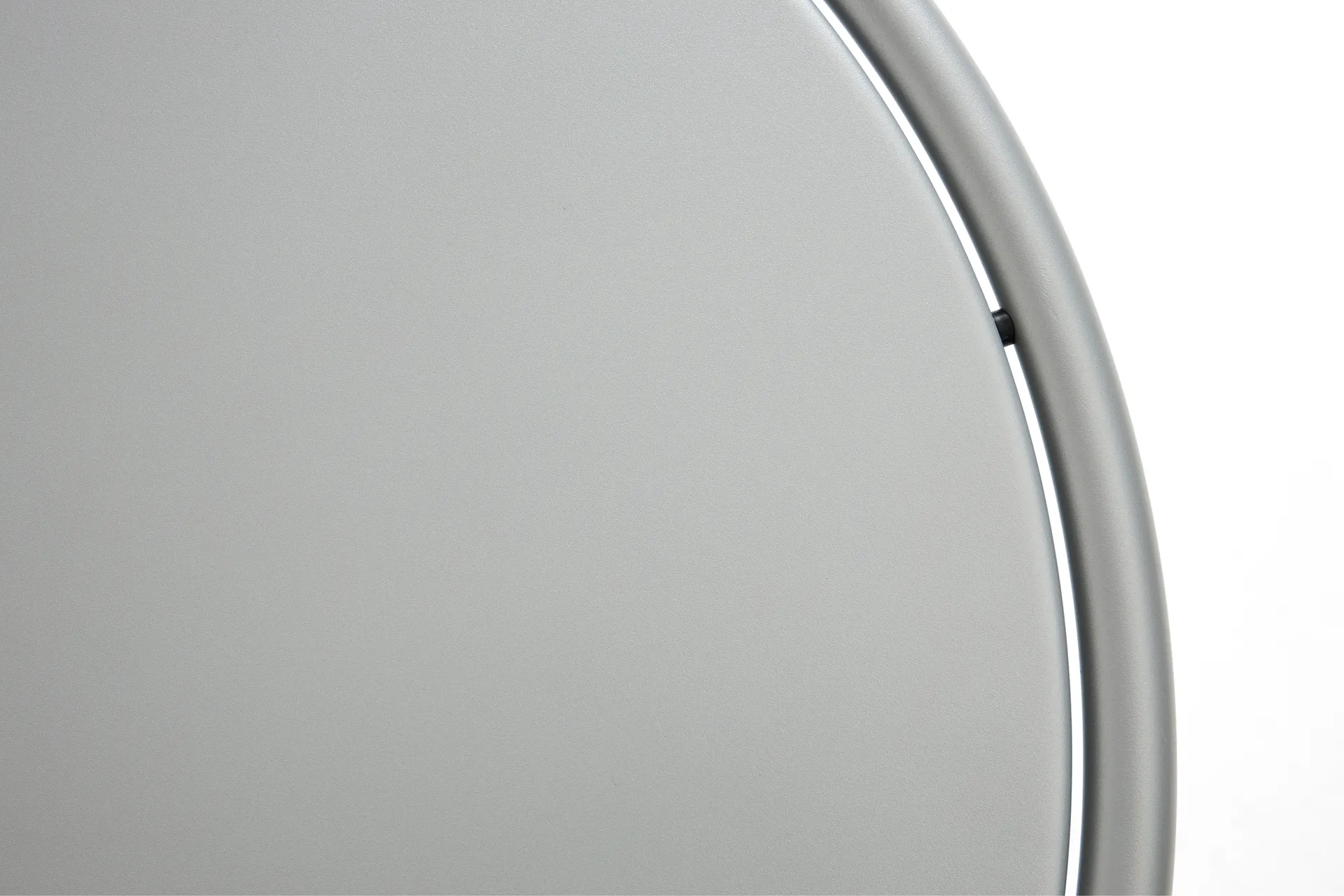 Deville table, Silver grey, Ø80x74 cm HAY
