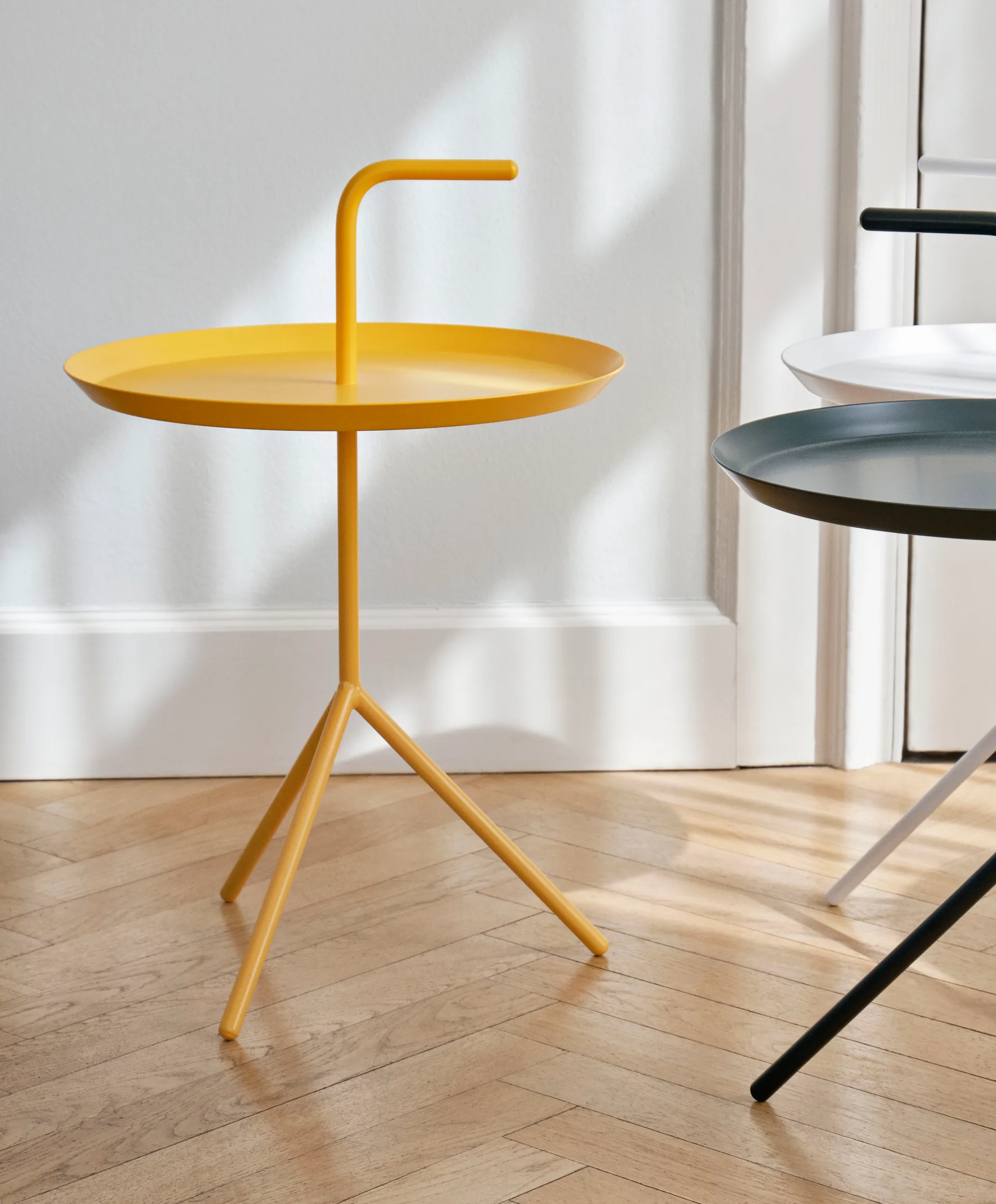 DLM side table Ø38 cm, Sun yellow HAY