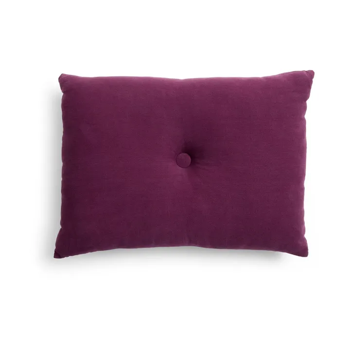 Dot Linen cushion 45x60 cm - Burgundy - HAY